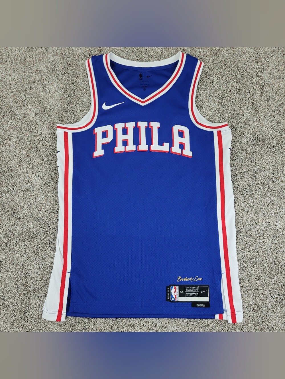 Nike Philadelphia 76ers Icon Edition Swingman Jersey Mens Medium
